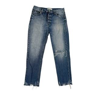 Trave Jeans Size 31 Constance Under Pressure High Rise‎ Button Fly
